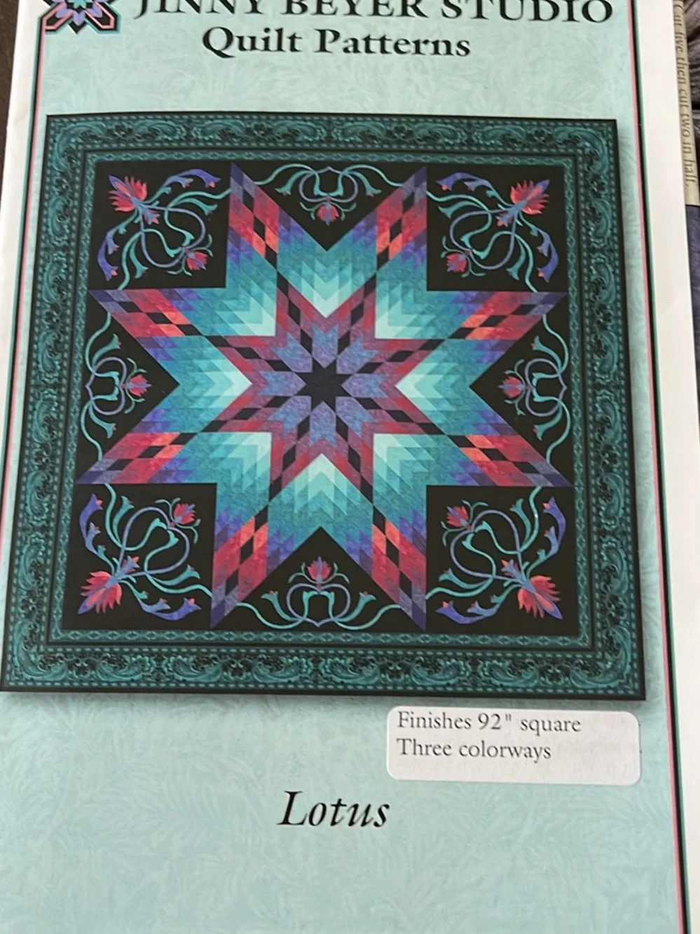 Jinny Beyer Studio LOTUS Quilt kit